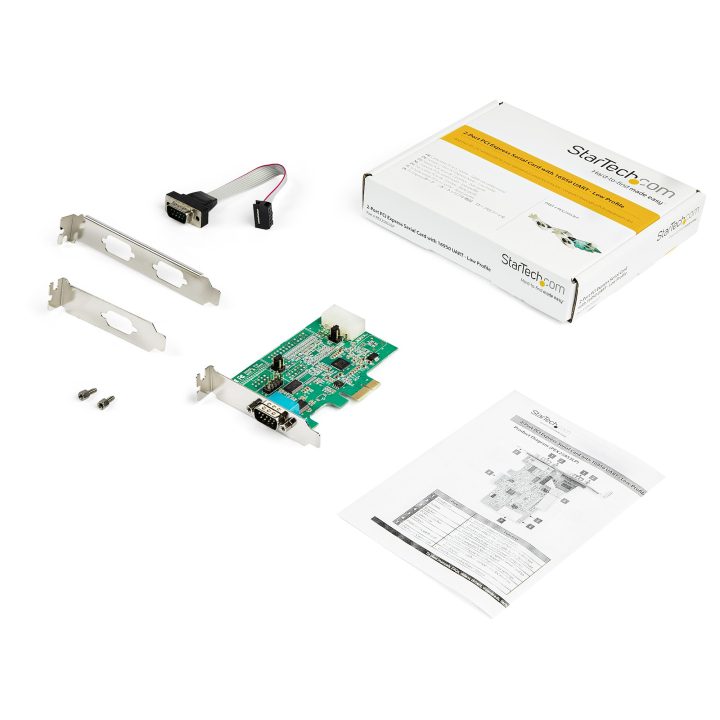 StarTech.com Placa Adaptadora Série PCI Express RS232 de 2 Portas -…