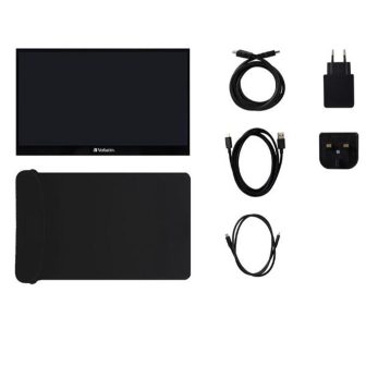 Verbatim 49593 PC Monitor 17.3" 1920 x 1080 Pixels Full HD LCD…