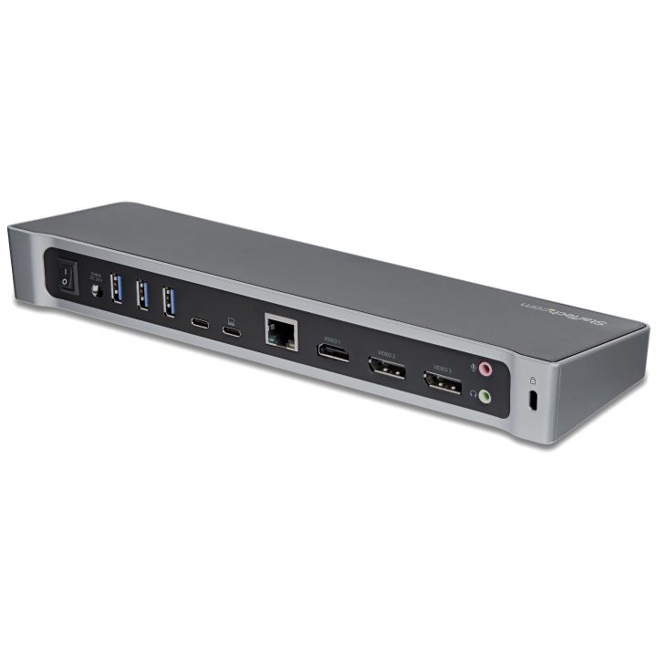 StarTech.com Dock USB-C para 3 Monitores 4K - Hub de 5 Portas USB 3.2…