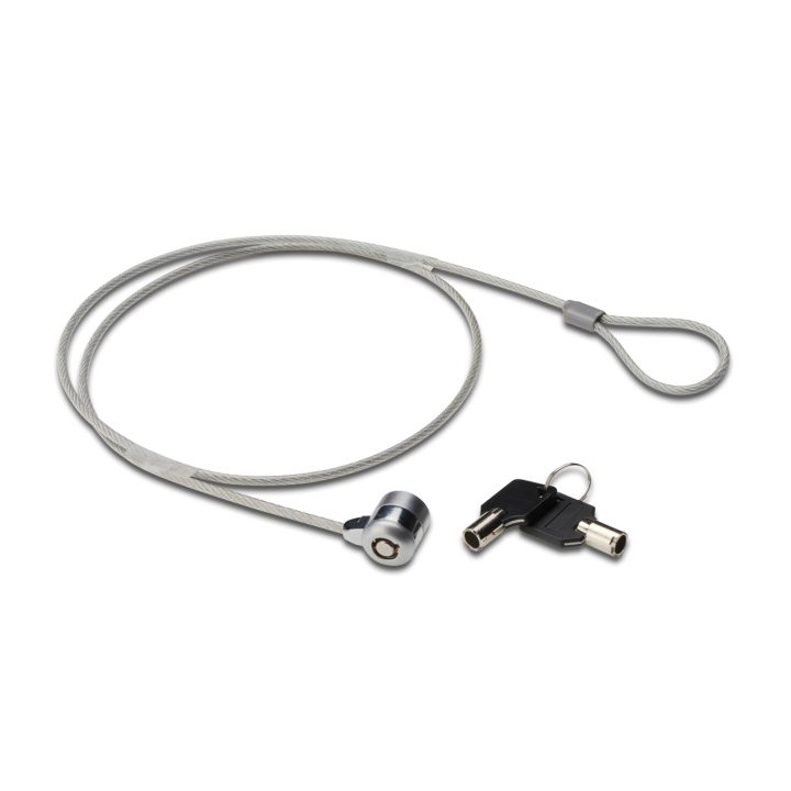 Ewent EW1242 cabo antirroubo Preto, Aço inoxidável 1,5 m