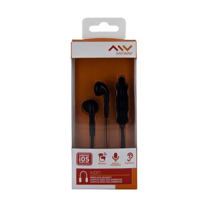 Myway MWHPH0022 Wireless Headphones Black