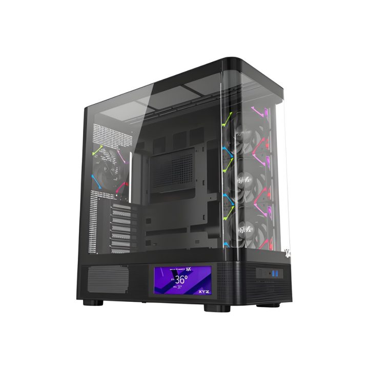 Torre ATX XYZ quantum pro black ATX, Micro-ATX, Mini-ITX…