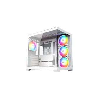 Torre ATX XYZ tesseract x 50 white ATX, ITX (X-CS-TESSERACTX50-W)