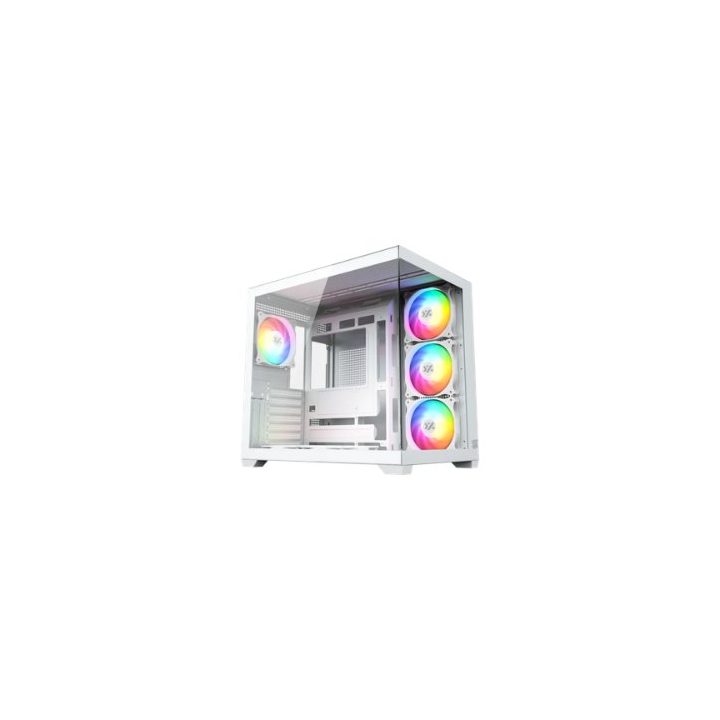 XYZ tesseract x 50 white ATX, ITX Tower (X-CS-TESSERACTX50-W)