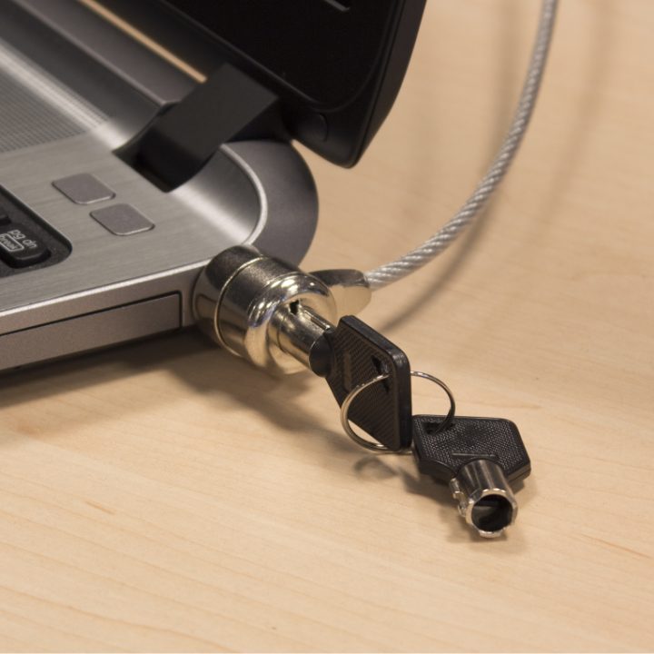 Ewent EW1242 Anti-Theft Cable Black, Stainless Steel 1.5 m