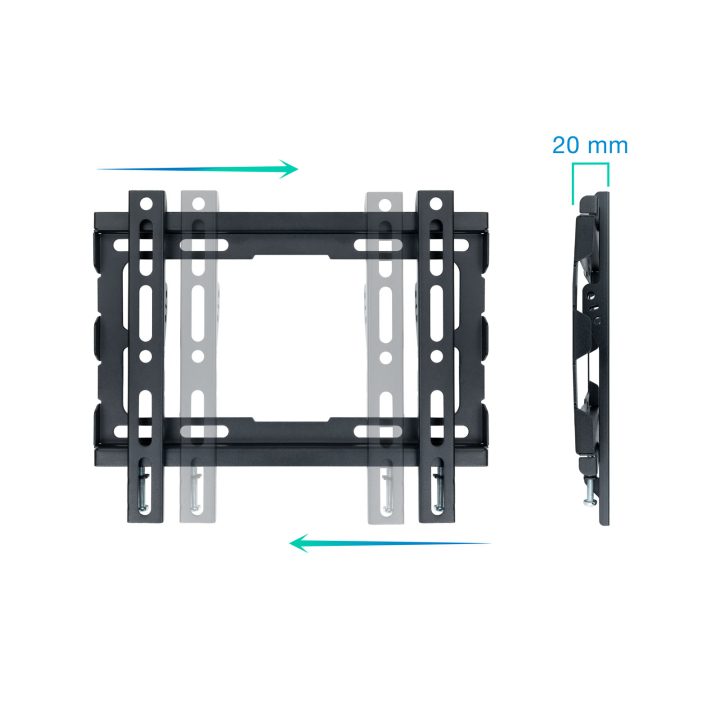 TooQ LP1043F-B 43" TV Wall Mount Black