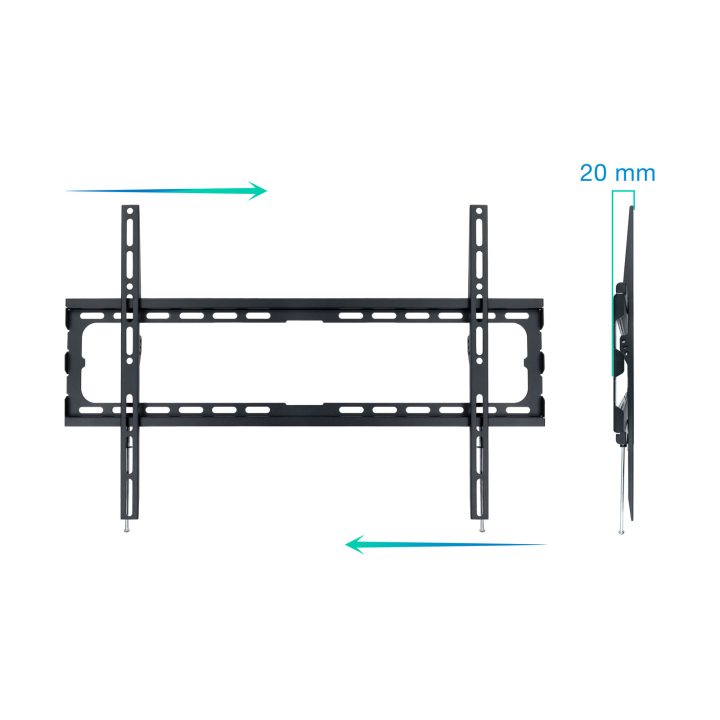 TooQ LP1080F-B TV Wall Mount 2.03 m (80") Black