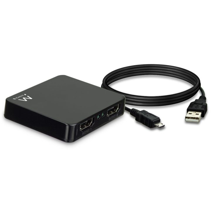 Ewent EW3720 divisor de vídeo HDMI 2x HDMI