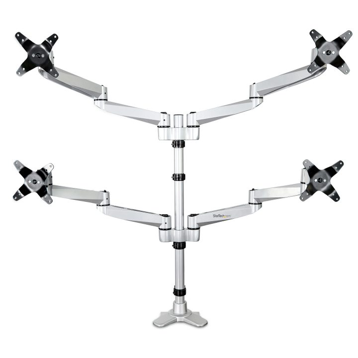 StarTech.com Braço de Suporte VESA de Secretária para 4 Monitores…