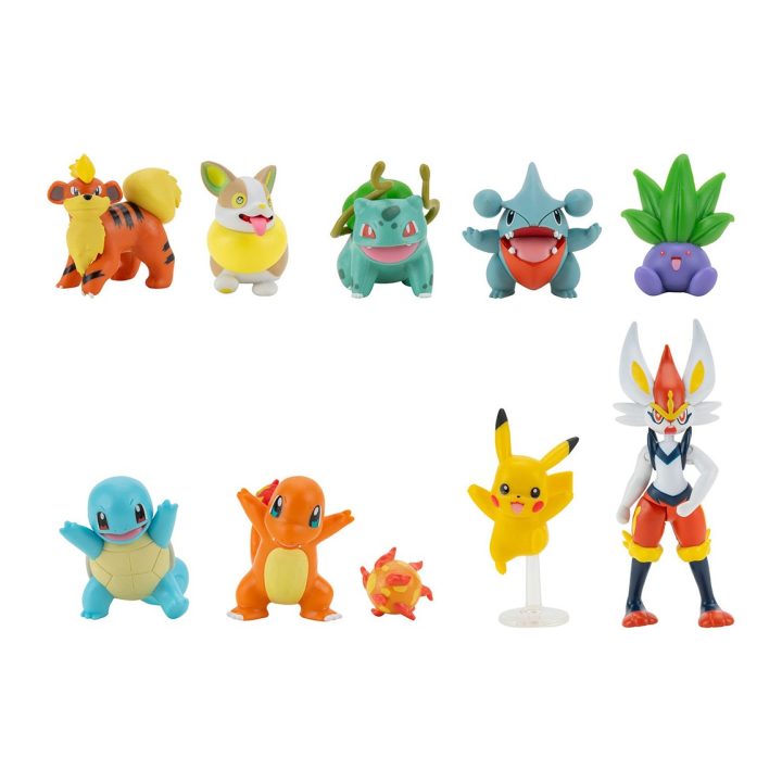 Jazwares Figuras Pokémon multipack 10 (63220244)