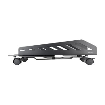 TooQ Suporte metálico para CPU de chão com rodas