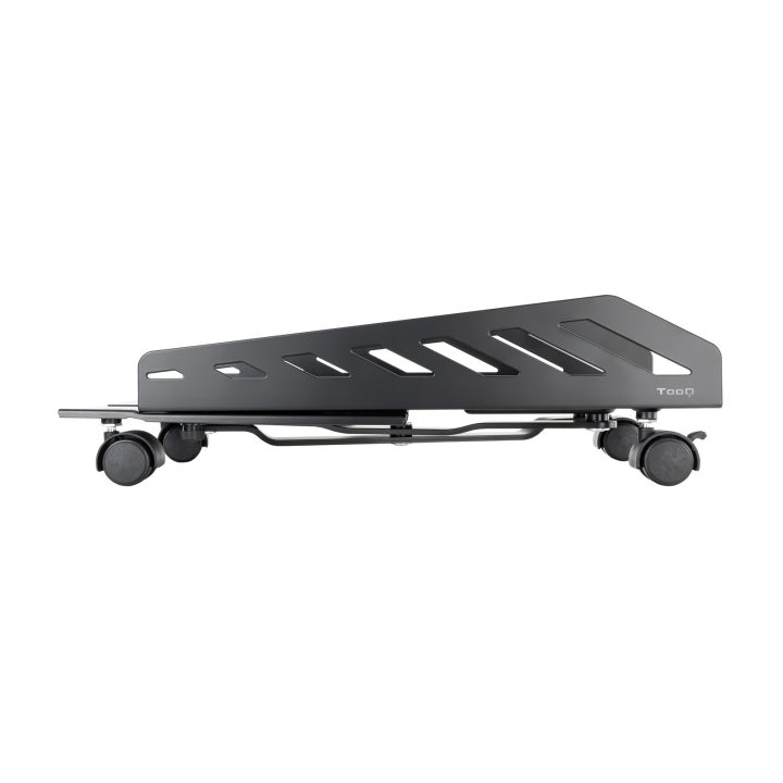 TooQ Suporte metálico para CPU de chão com rodas