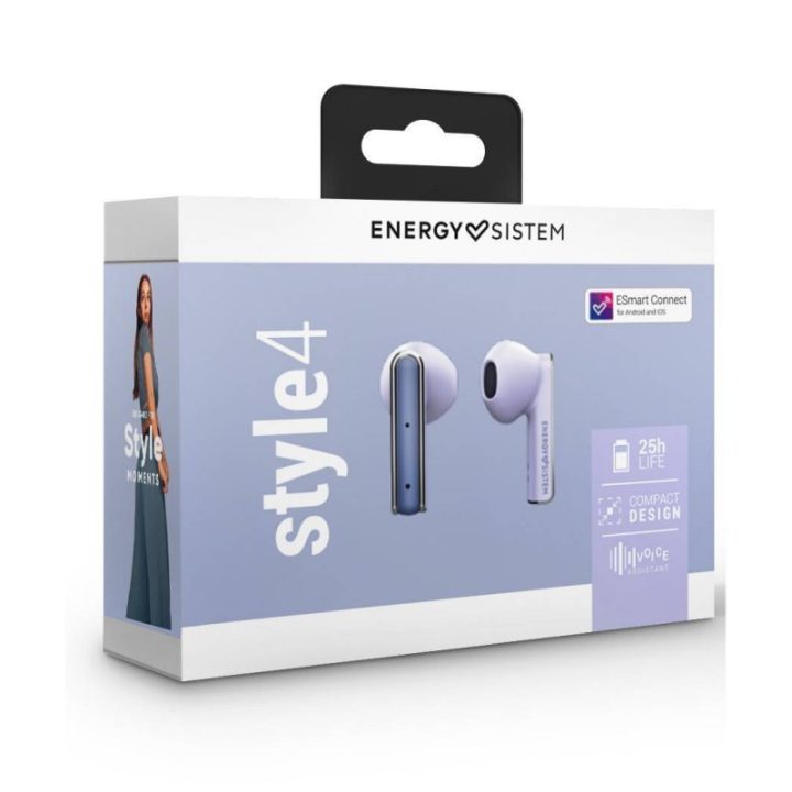 Energy sistem Style 4 Violeta auriculares