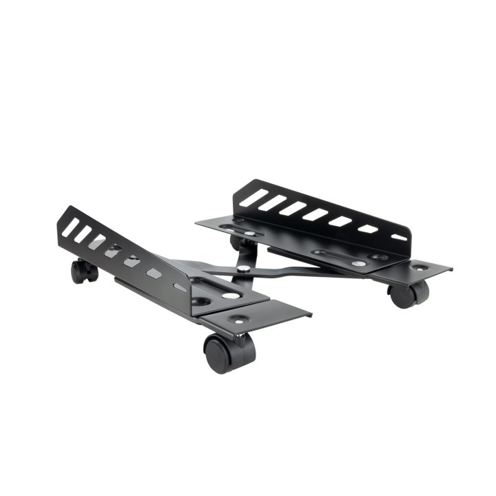 TooQ Suporte metálico para CPU de chão com rodas