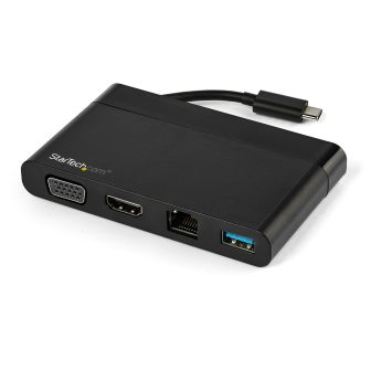 StarTech.com USB-C Multiport Adapter 4K with HDMI, VGA, Gigabit…