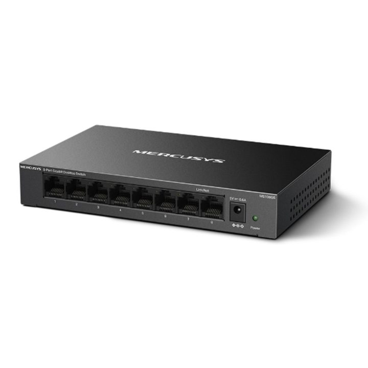 Switch Mercusys MS108GS 8 puertos-10-100 - 1000Mbps-RJ45
