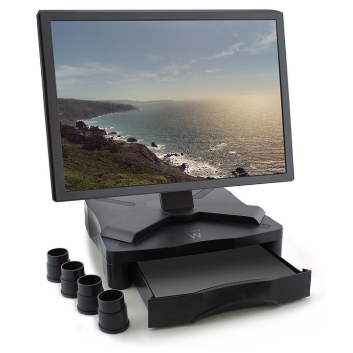 Ewent EW1280 Desktop Monitor Stand Black