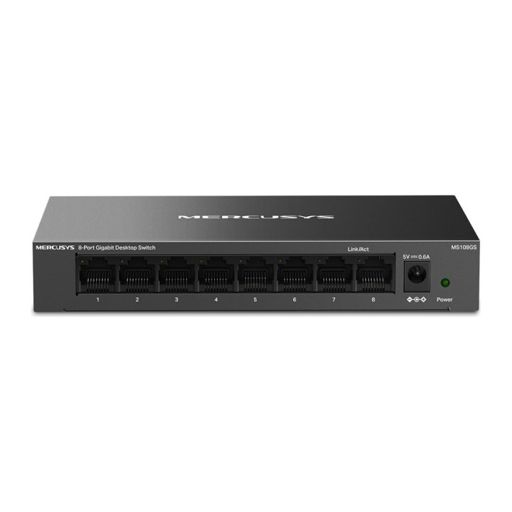 Switch Mercusys MS108GS 8 puertos-10-100 - 1000Mbps-RJ45