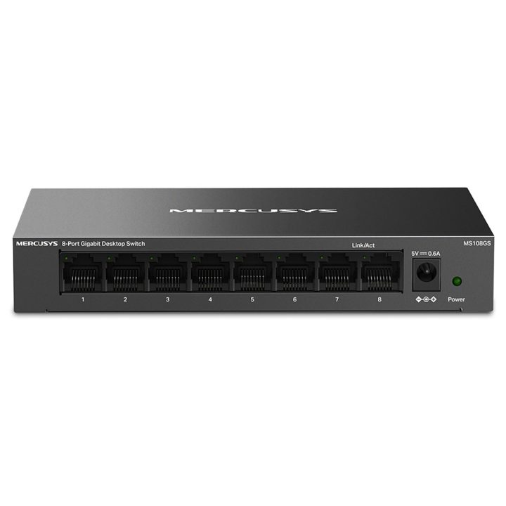Switch Mercusys MS108GS 8 puertos-10-100 - 1000Mbps-RJ45