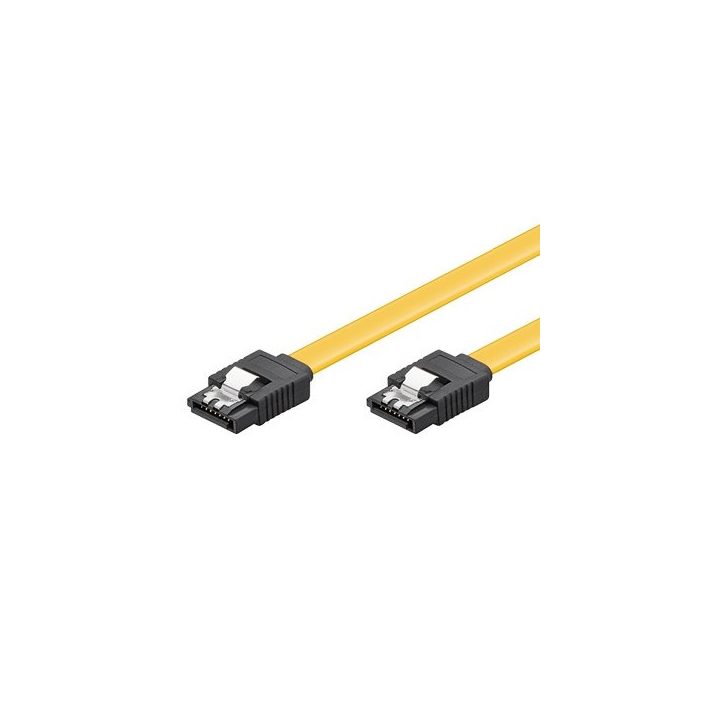 Ewent EC1511 SATA Cable 0.5 m SATA 7-pin Black, Yellow