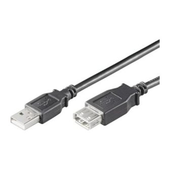 Ewent EC1012 USB 2.0 Cable 1.8 m USB A Black
