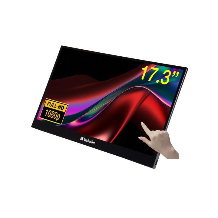 Verbatim 49593 PC Monitor 17.3" 1920 x 1080 Pixels Full HD LCD…