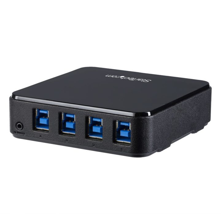 StarTech.com Switch USB 3.0 (5Gbps) 4x4 para Partilhar Dispositivos…