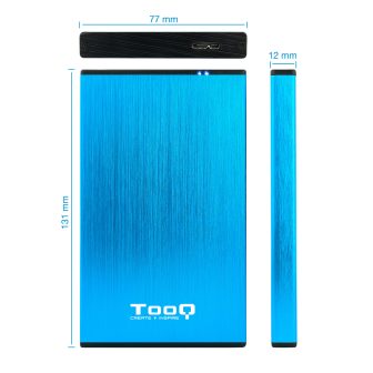 TooQ TQE-2527BL caixa para disco rígido externo Caixa de disco rígido…