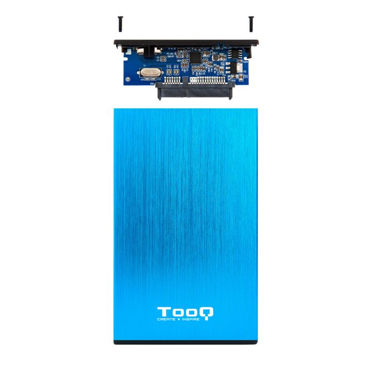 TooQ TQE-2527BL External Hard Drive Enclosure Hard Drive (HDD) Case…