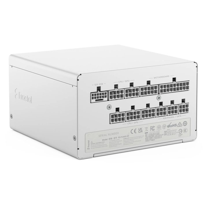Fractal Design ION 3 80+ Gold White Power Supply (FD-P-IA3G-101)…