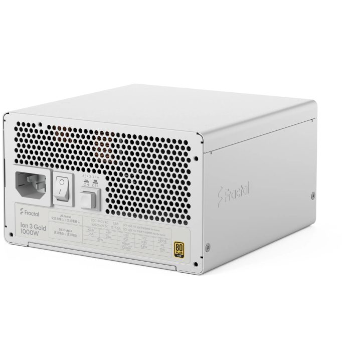 Fractal design fuente de alimentacion ion 3 80+ gold blanca…