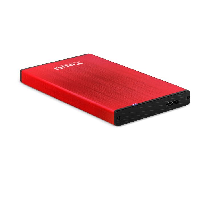 TooQ TQE-2527R External Hard Drive Case Hard Drive Enclosure (HDD)…