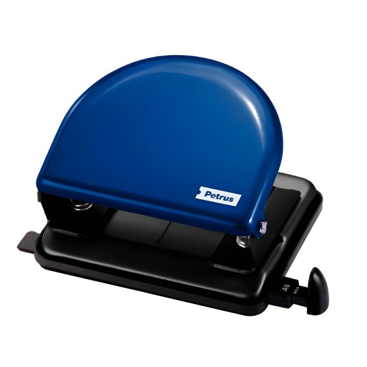 Furadeira de metal 2 furos modelo 52 cor azul Petrus 33744