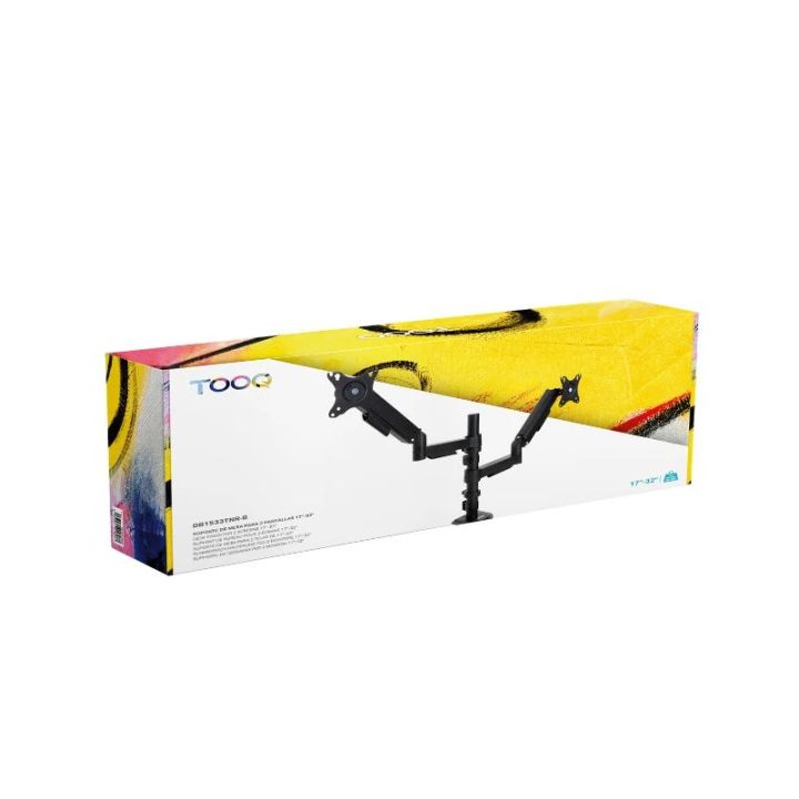 TooQ DB1533TNR-B suporte para monitor 32" Secretária Preto