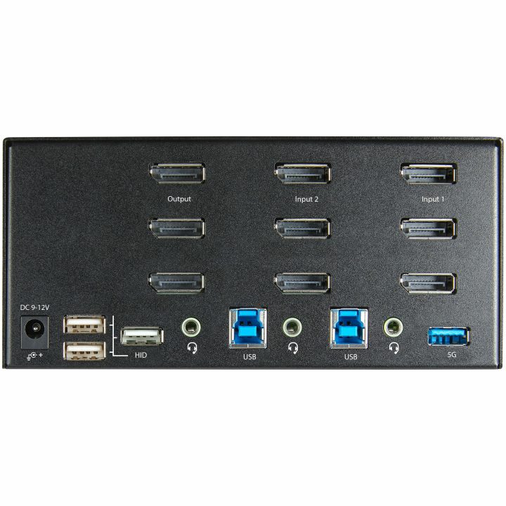 StarTech.com 2-Port DisplayPort 4K KVM Switch for 3 Monitors - 4K…