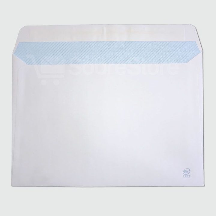 Box of 250 C5 Envelopes (162x229) White Offset 90 g Self-Seal with…