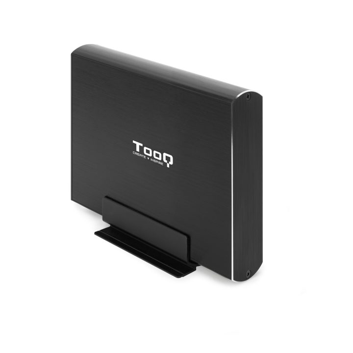 TooQ TQE-3531B External Hard Drive Enclosure HDD Enclosure Black 3.5"