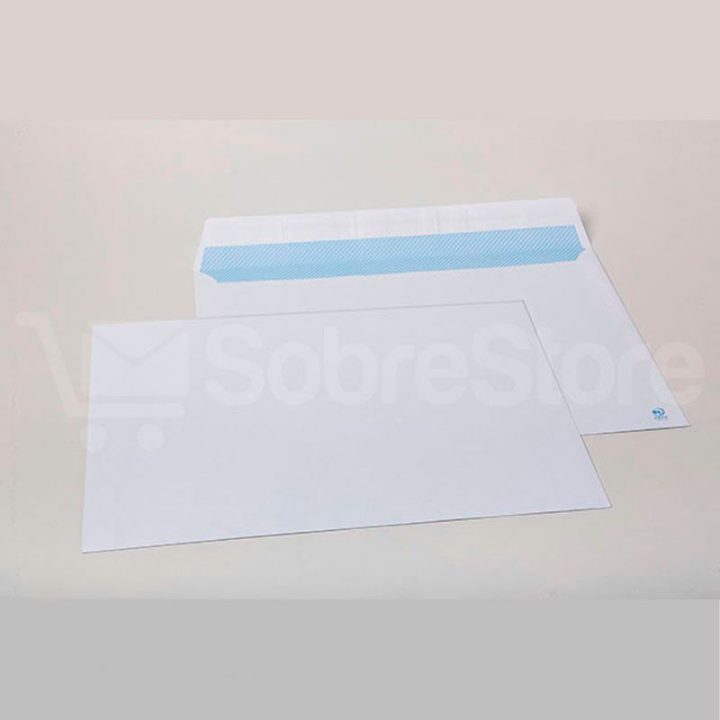 Caixa de 250 envelopes Din C5 (162X229) offset branco 90 g autosam…