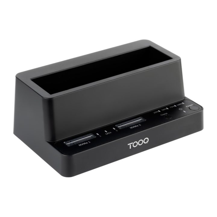 TooQ Docking Station USB-C 3.2 Gen 2 com duas baías para SSD M.2 NVMe…