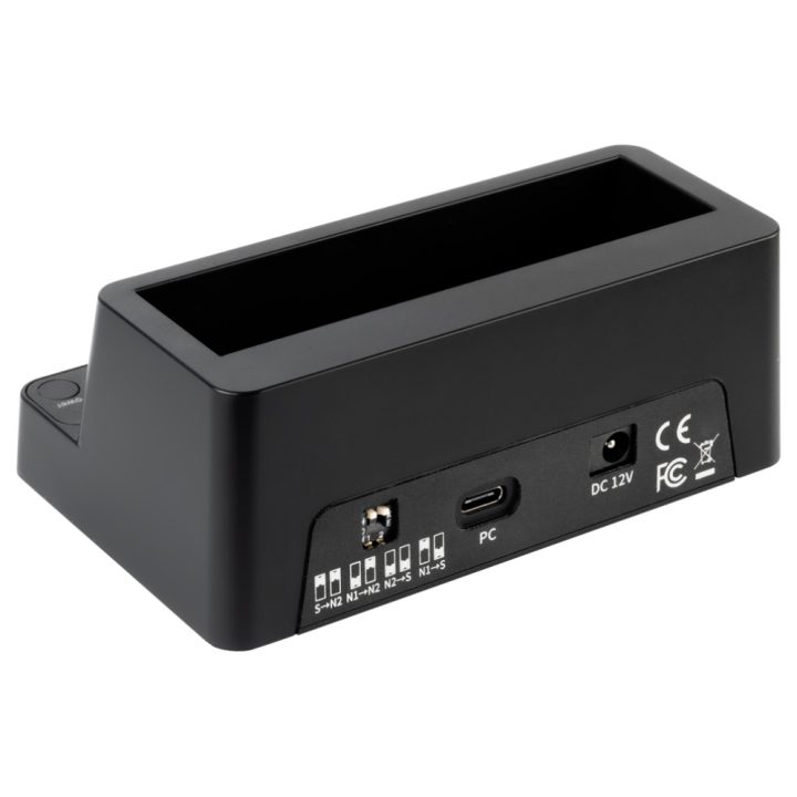 TooQ USB-C 3.2 Gen 2 Docking Station with Two M.2 NVMe SSD Bays +…