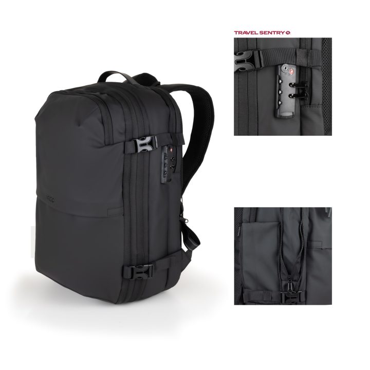 Mochila de viagem TooQ com sistema de compressão a vácuo e bomba de ar