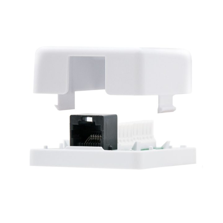 Nanocable Surface-Mount Cat.6 UTP Wall Plate 1 Port (10.21.1501)