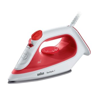 Braun SI 1019 RD Steam Iron Non-stick Soleplate 1900 W Red