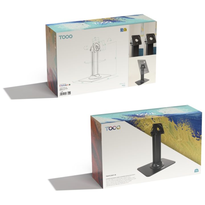 TooQ Suporte de Mesa para Moldura Antirroubo Tablet