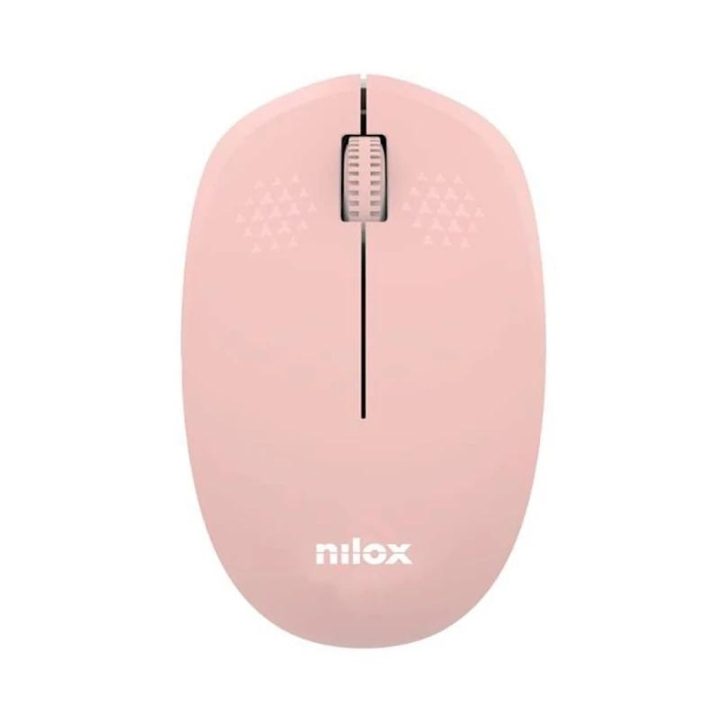 Rato Sem Fios Nilox, 1000 DPI, 3 botões, Rosa