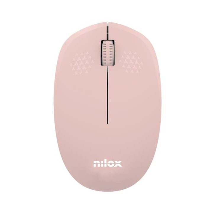 Rato Sem Fios Nilox, 1000 DPI, 3 botões, Rosa