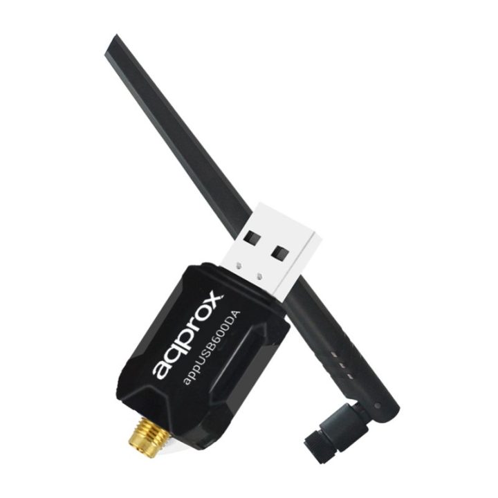 Approx! APPUSB600DA Placa de Rede WiFi N600 USB