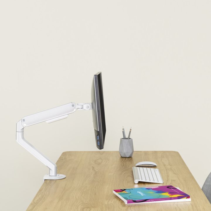 TooQ DB4032TNR-W soporte para monitor 32" Escritorio Blanco