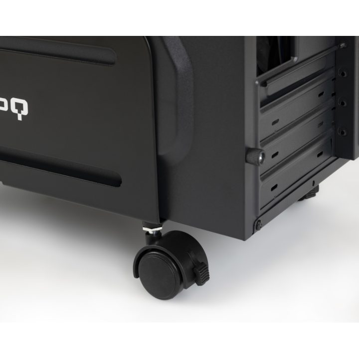 TooQ Metal Floor CPU Stand with Wheels