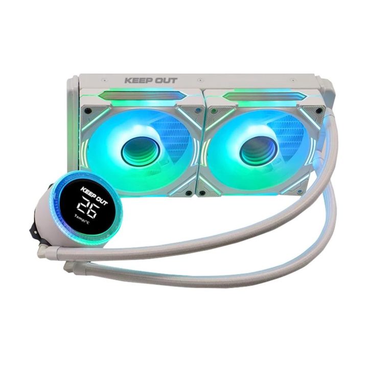 Keep Out Liquid Cooler XWC-240W PRO 240mm White